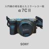 【初心者向け】α7Cⅱを徹底レビュー！SONYの小型フルサイズミラーレス一眼の実力を解説